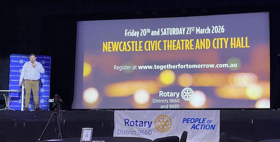 The district conference stage at Newcastle Civic Theatre